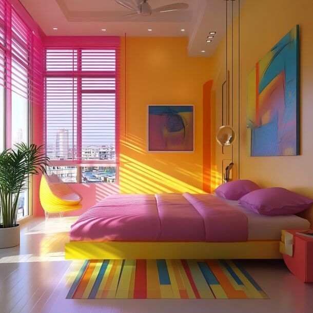color en la habitación