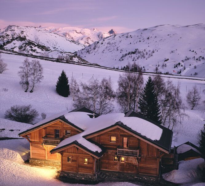 cabañas navideñas